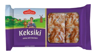 DOVGAN Keksiki Kekse mit Rosinen 177g