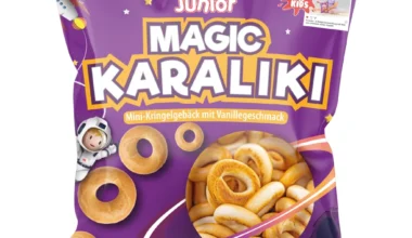 DOVGAN Junior Magic Karaliki Mini-Kringelgebäck mit Vanillegeschmack 150g