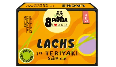 8 Panda Lachs Japan Style (Teriyaki Sauce) Dingle 110g
