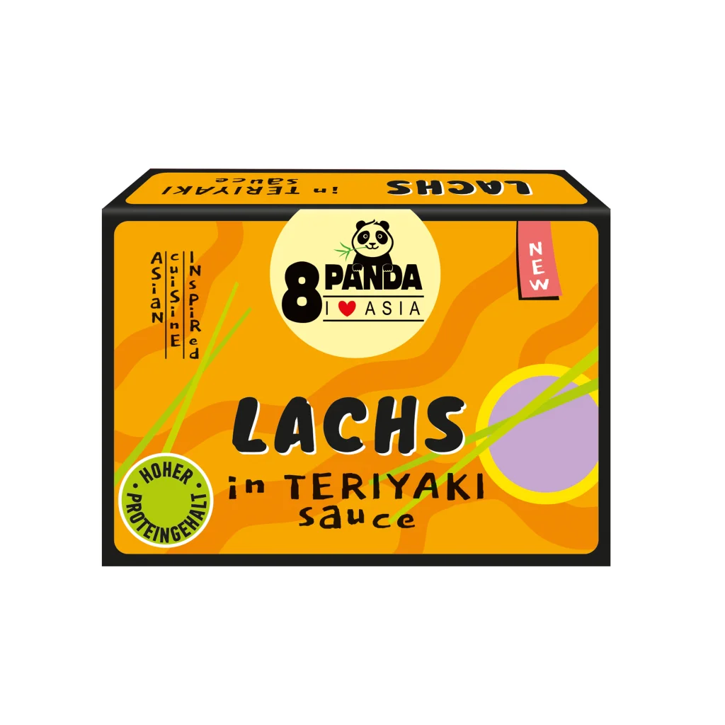 8 Panda Lachs Japan Style (Teriyaki Sauce) Dingle 110g