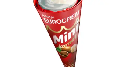 Eurocrem Mini kornet Waffelhörnchen mit Kakao- und Milchcremefüllung 65g