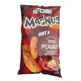 Stobi Magnus hot & spicy Maisflips mit Erdnüssen 200g