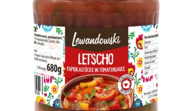 Lewandowski Letscho Paprikastücke in Tomatensauce 680g