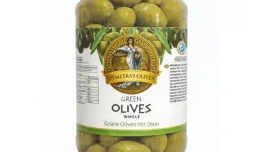 Demetra's Oliven Grüne Oliven mit Stein 680g