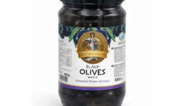 Demetra's Oliven Schwarze Oliven mit Stein 680g